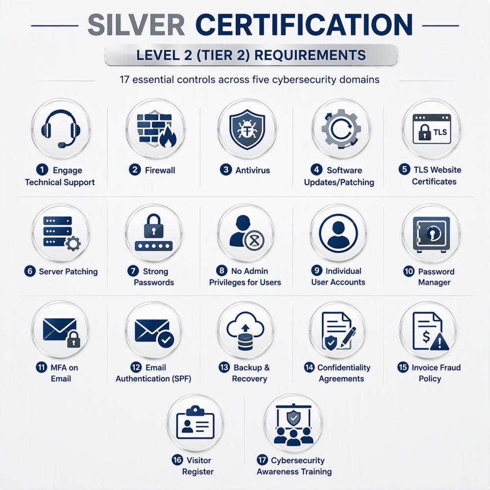 SMB1001 all 17 silver requirements