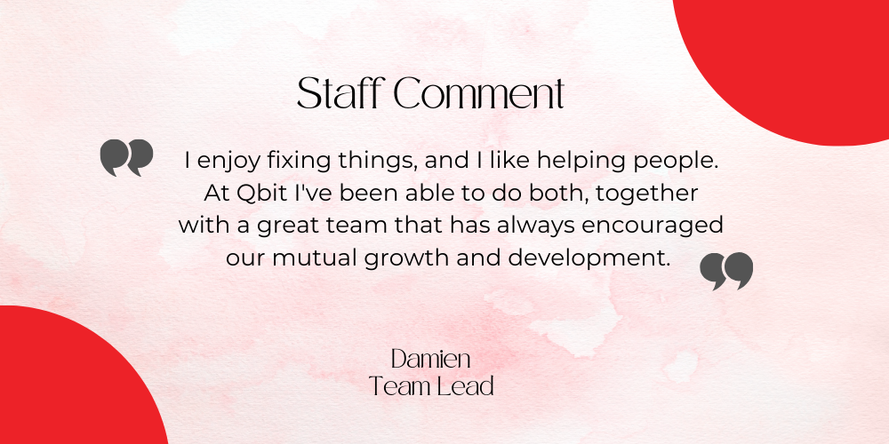 Staff feedback 1